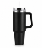 Leak-Proof H2.0 Stainless Steel Tumbler | 1200ML Insulated Travel Mug with Handle & Straw